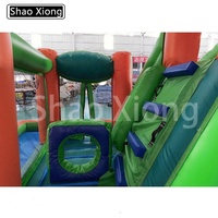 Saut de princesse gonflable pour enfants, château gonflable combiné avec piscine