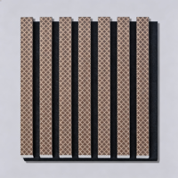 Panneau acoustique architectural en PS à lattes pour mosquée, mihrab, minbar, salle de prière, mur Qibla, design islamique, solution acoustique certifiée Halal