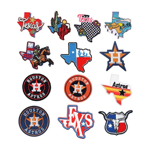 Parches Termoadhesivos para Gorras de Béisbol de los <span class=keywords><strong>Astros</strong></span> de <span class=keywords><strong>Houston</strong></span>, Bordados, para Ropa - Product Image 1
