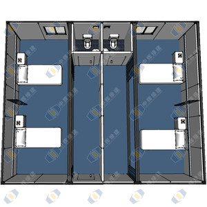 CGCH低価格プレハブ迅速建設移動式モジュール式プレハブ可搬型鉄骨構造コンテナクリニック病院 - Product Image 6