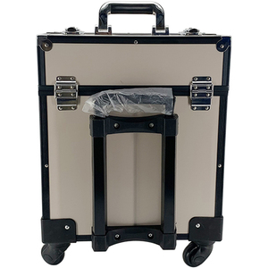 Nhôm Chuyên Nghiệp Cán Xe Đẩy Trường Hợp Trang Điểm Mỹ Phẩm Xe Đẩy Trường Hợp Cho Nail Beauty - Product Image 3