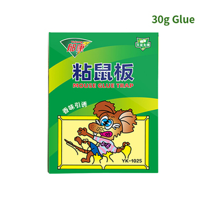 Adhesivo fuerte seguro para mascotas Suministro directo de fábrica 30 g/PCS Trampa de pegamento de ratón plegable pegajosa dura - Product Image 1