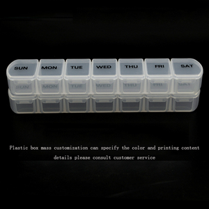 7 Ngày Trẻ Em Kháng <span class=keywords><strong>Pill</strong></span> Box Travel <span class=keywords><strong>Pill</strong></span> Box Bao Bì Tablet Chủ Thuốc Quả Organizer Lưu Trữ - Product Image 5