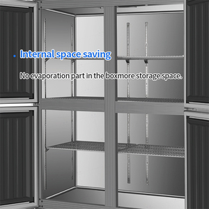 Réfrigérateur/<span class=keywords><strong>Congélateur</strong></span> Commercial Vertical Autonome à 3 Portes avec Affichage Numérique en Verre, Sans Givre, pour Supermarché - Product Image 4