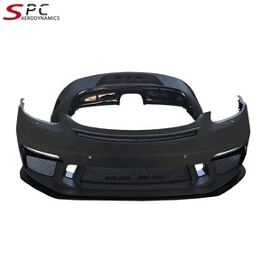 SPC GT3 Kit de carrosserie de becquet pour <span class=keywords><strong>Porsche</strong></span> Boxster Cayman 718 Kit de becquet de vent pour <span class=keywords><strong>Porsche</strong></span> 718 2016-2019 Kit de carrosserie de rénovation pare-chocs de voiture - Product Image 1