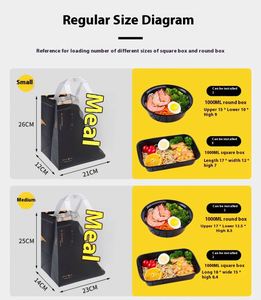 Customized Durable Biodegradable Non-Woven Waterproof Takeaway Bag Trendy Logo Whole Sale Reusable Grocery Shopping <b>Tote</b> Travel - Product Image 3