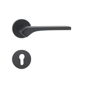 Vendita calda di lusso Grey Villa in ottone serrature <span class=keywords><strong>e</strong></span> maniglie della porta in legno <span class=keywords><strong>maniglia</strong></span> della porta mortasa leva della <span class=keywords><strong>serratura</strong></span> Privacy porta <span class=keywords><strong>maniglia</strong></span> Set - Product Image 5