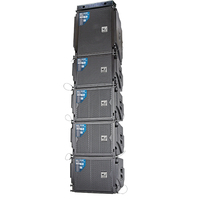 Haute qualité dernière conception EX-ONE audio professionnel unique 10 pouces coaxial Line Array haut-parleur pour concert