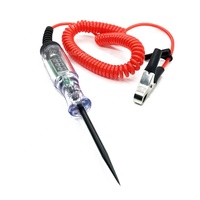 Testeur de circuit de tension CC 6V 12V 24V pour voiture et camion, stylo sonde électrique à affichage numérique, ampoule, outils de diagnostic automobile