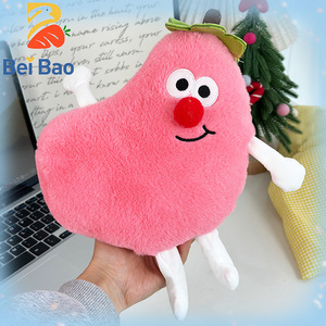 Jouets en <span class=keywords><strong>peluche</strong></span> doux personnalisés Eggplant Toys pour machine à griffes de vente automatique, cadeau d'anniversaire, rembourrage en coton PP - Product Image 3