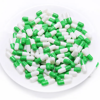 Capsule de gélatine dure vide verte et blanche de taille 0 Capsules végétales HPMC certifiées halal pour les produits médicaux et de santé