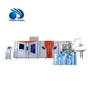 Chai Pet thổi làm đầy và đóng nắp máy với máy dán nhãn - Product Image 1