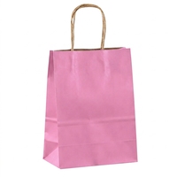 Tas Kertas Kraft Ramah Lingkungan Biodegradable dengan Cetak Flexo Logo Kustom Tas Hadiah Mewah untuk Kemasan Belanja