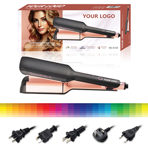 <span class=keywords><strong>Fer</strong></span> <span class=keywords><strong>à</strong></span> Onduler Électrique Professionnel en Titane Styler, 5 Niveaux de Température, <span class=keywords><strong>Fer</strong></span> <span class=keywords><strong>à</strong></span> Onduler Ionique pour Ondulations de Plage, Bouclier Profond, LED, Idéal Hôtels - Product Image 4