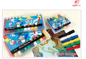 Crayons de couleur <span class=keywords><strong>pastel</strong></span> à séchage rapide lavables 6 couleurs non toxiques Crayons de couleur pour enfants Marqueurs de crayons de couleur pour étudiants de bureau - Product Image 4