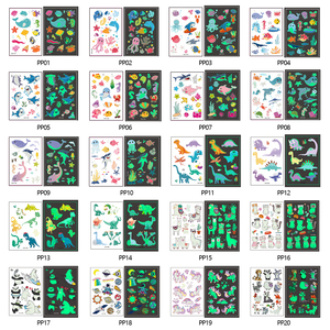 Gran oferta, transferencia de agua, <span class=keywords><strong>mariposa</strong></span>, dinosaurio, niños, tatuaje luminoso, impermeable, brillo oscuro, tatuajes temporales para niños - Product Image 3