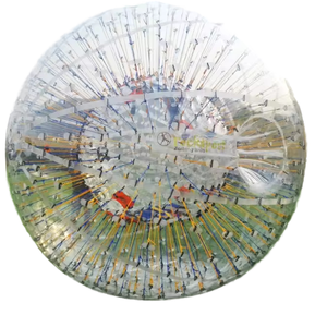 Vendita calda PVC gonfiabile rotolo d'acqua palla da calcio gonfiabile cavo palla palla paraurti bambini Zorb criceto umano - Product Image 1