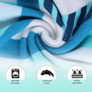 Toalla de Baño Desechable para Niños de Microfibra de Secado Rápido, Capa con Capucha y Estampado de Dibujos Animados, Bata de Baño para Bebés, Toalla de Playa para Niños Pequeños, para Uso en el Baño - Product Image 4