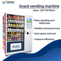 Distributeur automatique extérieur d'aliments et de boissons boissons froides et distributeur automatique d'aliments