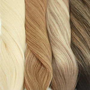 Extensions de cheveux Remy <span class=keywords><strong>série</strong></span> Luxe 8 étoiles Construction respirante ultra-mince Intégration invisible à double tirage pour la trame de génie - Product Image 5