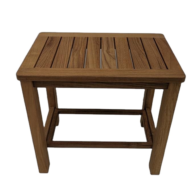 Скамейка для душа из тикового дерева