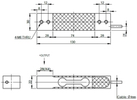 OIML-Certified 20kg Load Cell Gauge Single-Point Sensor SUP 1 C3 produk bersertifikat