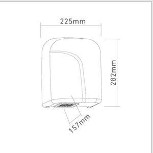 Petit sèche-mains entièrement automatique Sèche-mains électrique à induction pour la maison et l'entreprise pour les hôtels et les salles de bain - Product Image 2