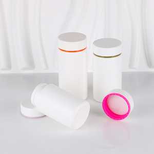 Customized Capsule <b>Bottle</b> Pharmaceutical Packaging HDPE Plastic 175ml Capsule For Health Products Medicine With Colorful Cap - Product Image 3