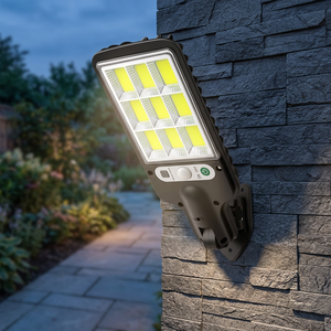 Lámpara Solar de Pared con Sensor de Movimiento, Impermeable, para Exteriores, con Sensor de Movimiento Humano, Alcance de 5 Metros, Cobertura de 120 Grados - Product Image 1