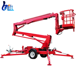 14M Hydraulische Dieselmotor Vermogen Emmer Lifting Apparatuur Spider Getrokken Boom <span class=keywords><strong>Lift</strong></span>
