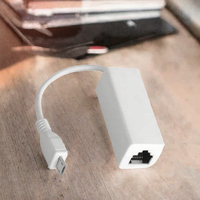 Tarjeta de Red Cableada Micro USB RJ45 10/100Mbps para Teléfonos y Tabletas Android AX88772C Origen China