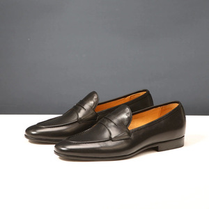 Zapatos <span class=keywords><strong>Mocasines</strong></span> Casuales de Cuero Genuino para <span class=keywords><strong>Hombre</strong></span>, Zapatos Oxford de Negocios con Suela Suave, Zapatos de Vestir Versátiles - Product Image 2