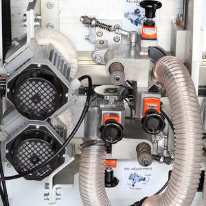 Encolador de bordes de dos caras de PVC de madera con máquina reparadora de muebles de velocidad ajustable de corte de bandeja - Product Image 6