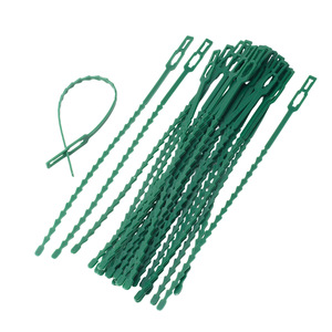 Attache Réutilisable en Forme d'Os de Poisson pour Plantes de Jardin, Sangle de Soutien Ajustable en Plastique pour Fixation de Vignes, Jeunes Pousses et Branches, Fabriqué en Chine - Product Image 2