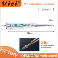 Electrician Widely Used Withstand Light Screwdriver Voltage Tester AC-1 From Electrical test Instruments Manufacturer Vicimeter