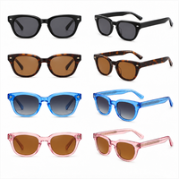 Nouvelle Arrivée 2026 – Lunettes de Soleil en Acétate Prêtes à l'emploi, Monture Noire, Décoration de Luxe, Haute Qualité, Durables, Polarisées pour Usage Quotidien