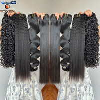 Proveedores Mayoristas de Cabello Indio Virgen en Paquetes, Extensiones de Cabello Humano Baratas con Cutícula Alineada y Doble Trama