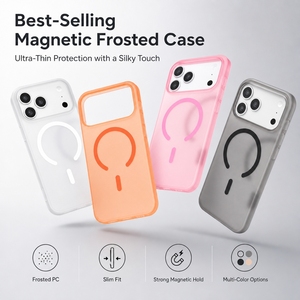 Funda Ultrafina Mate Transparente Magnética para Teléfono Móvil, Diseño Empresarial, Resistente a Golpes, Carga Inalámbrica, Carcasa Rígida <span class=keywords><strong>de</strong></span> PC para 11-17 <span class=keywords><strong>Pro</strong></span> Max - Product Image 5