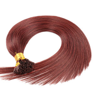 Extensions de cheveux I-Tip en gros, naturelles, humaines, double épaisseur, vierges, kératine, Remy, Ombré - Product Image 1