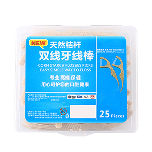 Heetverkopende dubbele lijn hoge treksterkte polymeer floss stick tandenfloss mondhygiëne tandenstokers zachte tandenstokers groothandelsprijs - Product Image 6