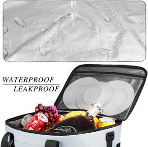 Réfrigérateur <span class=keywords><strong>de</strong></span> <span class=keywords><strong>coffre</strong></span> <span class=keywords><strong>de</strong></span> glace personnalisé, glacière imperméable, boucles articulées, Logo personnalisable, vêtements d'extérieur, couleur solaire, 45qt - Product Image 1