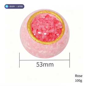 Explosive Sea Salt Crystal Bath Salt Balls 100g Bath Bombs Oil <b>Control</b> Aromatherapy Bubble Bath Essential Oil - Product Image 1