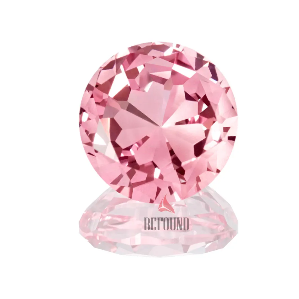 Befound, особый дизайн, Цветочная огранка, круглая форма, CZ камень, 9 мм, кубический циркон, свободный драгоценный камень