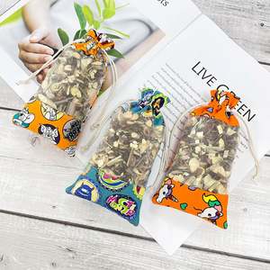 Eco-Friendly 10*18cm Cartoon Personalized Digital Printed Cloth Cover Drawstring Canvas and Organza Pouch <b>Bag</b> - Product Image 6