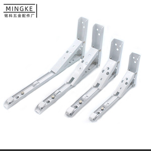 Mingke Foldable Triangular Shelf Bracket 8 10 12 14 Inch Wall Mount Support For Storage Rack - Product Image 2