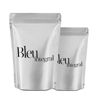 Sachet Mylar Personnalisé Imprimé Recyclable Vide avec Fermeture Ziplock, Emballage Doypack pour Café, Bonbons, Thé