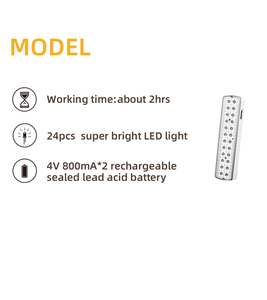 Đèn Lồng Khẩn Cấp Gắn Tường Có Thể Sạc Lại Với Đèn Led Và Biển Thoát Hiểm Siêu Sáng 24 Chiếc - Product Image 6