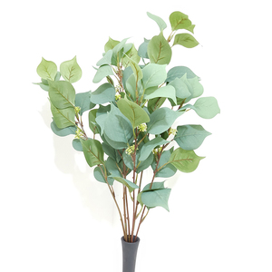 ก้านยูคาลิปตัสเทียมสีเขียวต้นยูคาลิปตัสเกรดต้นเงินดอลล่าร์สำหรับตกแต่งงานแต่งงาน - Product Image 6