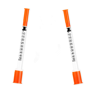 100 Jeringas <span class=keywords><strong>de</strong></span> <span class=keywords><strong>Insulina</strong></span> Desechables Estériles <span class=keywords><strong>de</strong></span> 1 ml y 0.5 ml, Terapia Eficiente para Diabéticos, Tipo Desinfectante EOS, Uso Veterinario - Product Image 5