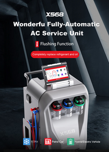 Machine de récupération et de recharge X568 AC pour R134a/R1234yf | Station de récupération de fréon entièrement automatique - Product Image 5